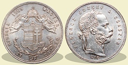 1868-as 1 forint GYF (Gyulafehérvár) - (1868 1 forint)