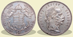 1869-es 1 forint GYF (Gyulafehérvár) - (1869 1 forint)