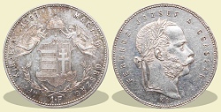 1869-es 1 forint KB (Körmöcbánya) - (1869 1 forint)