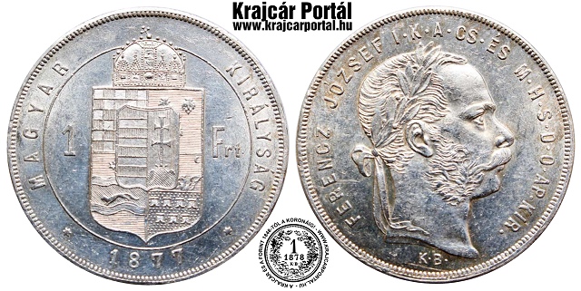 1877-es 1 forint KB (Krmcbnya) - (1877 1 forint)