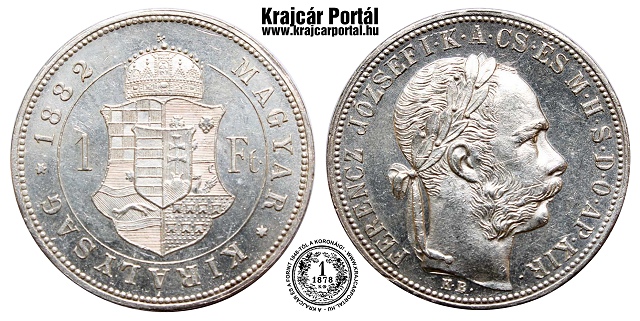 1882-es 1 forint - (1882 1 forint)