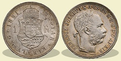1891-es 1 forint KB (Körmöcbánya) - (1891 1 forint)