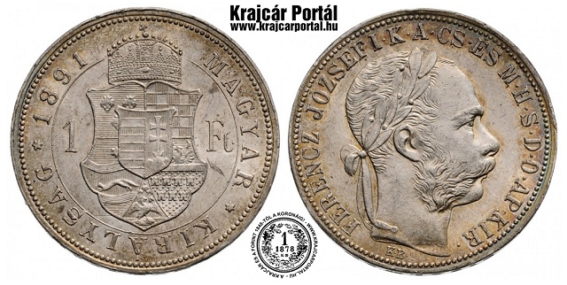 1891-es 1 forint - (1891 1 forint)