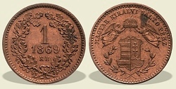 1869-es 1 krajczár - (1869 1 krajczar)