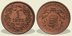 1872-es 1 krajczár - (1872 1 krajczar)