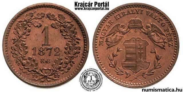 1872-es 1 krajczr - (1872 1 krajczar)