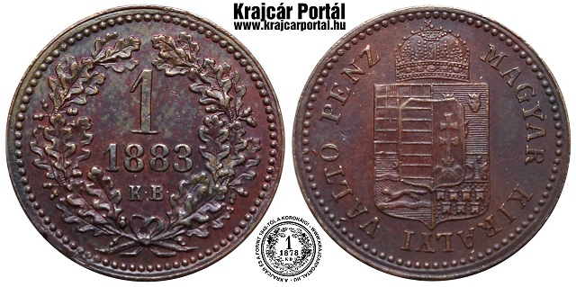 1883-as 1 krajczr - (1883 1 krajczar)
