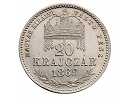 1869-es 20 krajczr GYF (Gyulafehrvr) Magyar Kirlyi Vlt Pnz  - (1869 20 krajczar)
