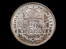 1869-es 20 krajczr KB (Krmcbnya) Magyar Kirlyi Vlt Pnz  - (1869 20 krajczar)