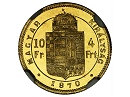 1870-es 4 forint / 10 frank KB (Krmcbnya) - (1870 4 forint / 10 frank)