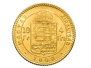 1892-es 4 forint / 10 frank - (1892 4 forint / 10 frank)