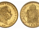1892-es 4 forint / 10 frank - (1892 4 forint / 10 frank)