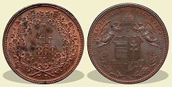 1868-as 4 krajczár - (1868 4 krajczar)