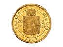 1870-es 8 forint / 20 frank GYF (Gyulafehrvr) - (1870 8 forint / 20 frank)