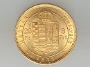 1872-es 8 forint / 20 frank - (1872 8 forint / 20 frank)
