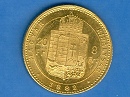 1882-es 8 forint / 20 frank - (1882 8 forint / 20 frank)