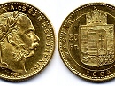 1884-es 8 forint / 20 frank - (1884 8 forint / 20 frank)