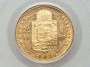 1890-es 8 forint / 20 frank - (1890 8 forint / 20 frank)