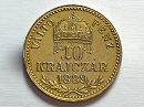 Srgarz bevonatos alumnium prbaveret 1889-es 10 krajcr - (1889 10 krajczrar)