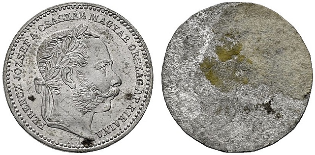 n lecsapat 1868-as 20 krajcr - (1868 20 krajczar)