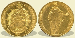 1848-as arany 1 dukát - (1848 1 dukát arany)